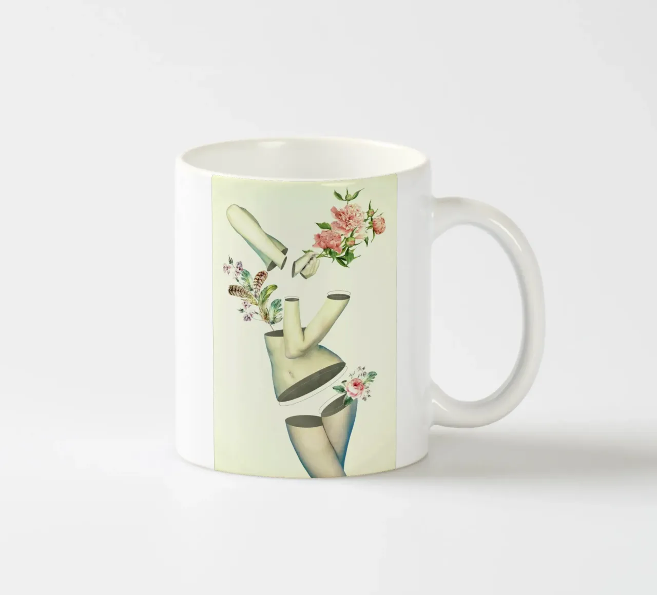 Think Too Much tazza in ceramica da Dániel Taylor
