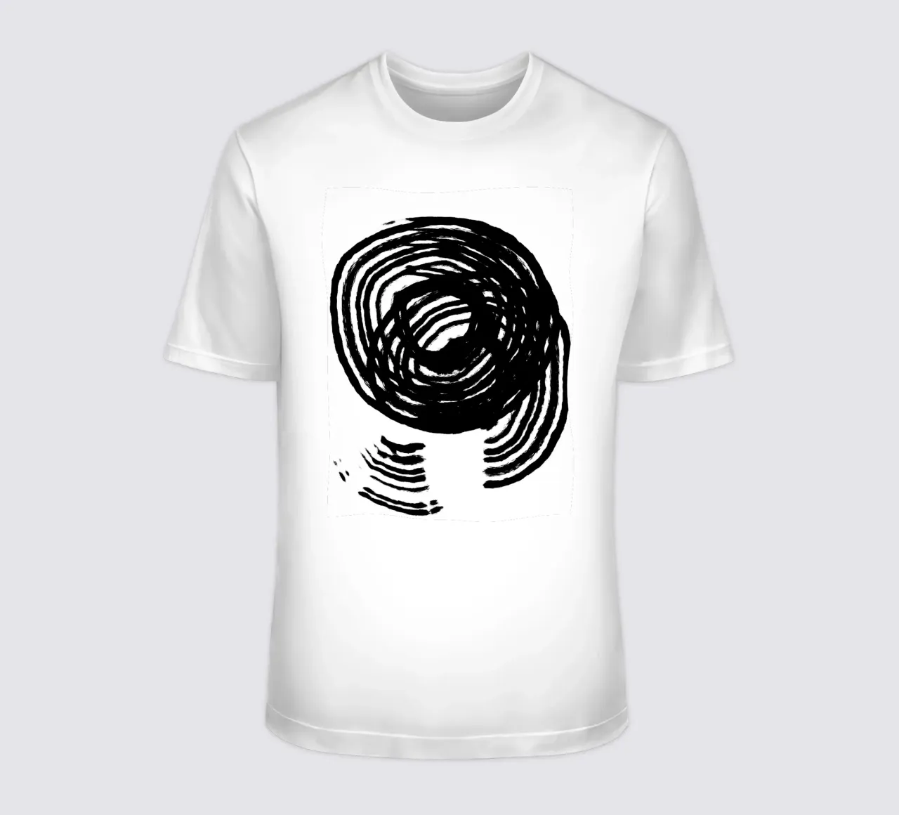 Scratched Circles t-shirt da treechild