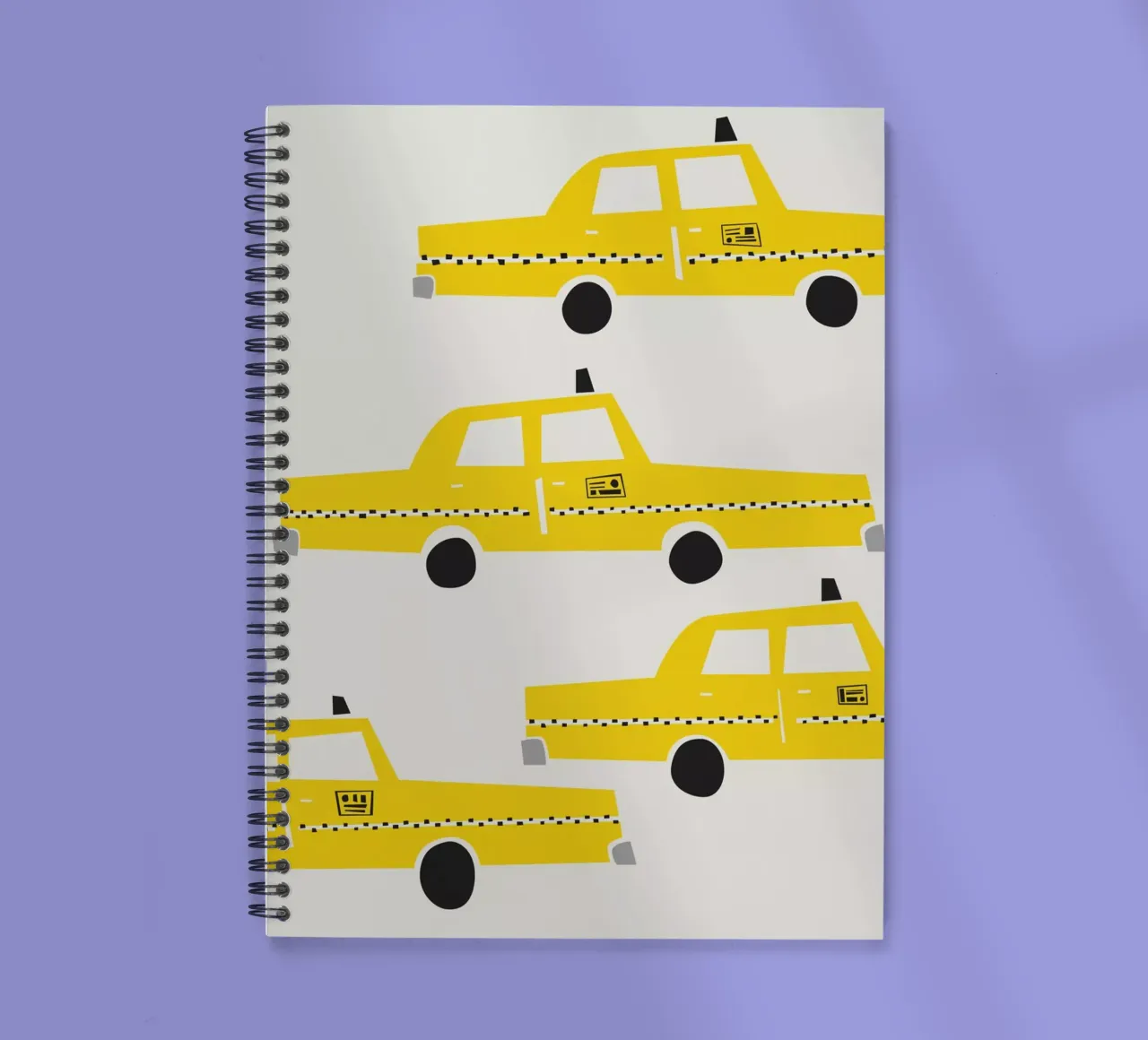 NYC Taxi! spiral notebook by Fox & Velvet