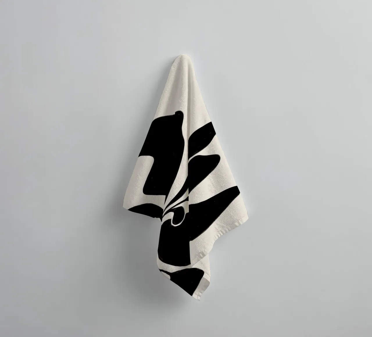 Black Leafs No 2 asciugamano da bagno da treechild