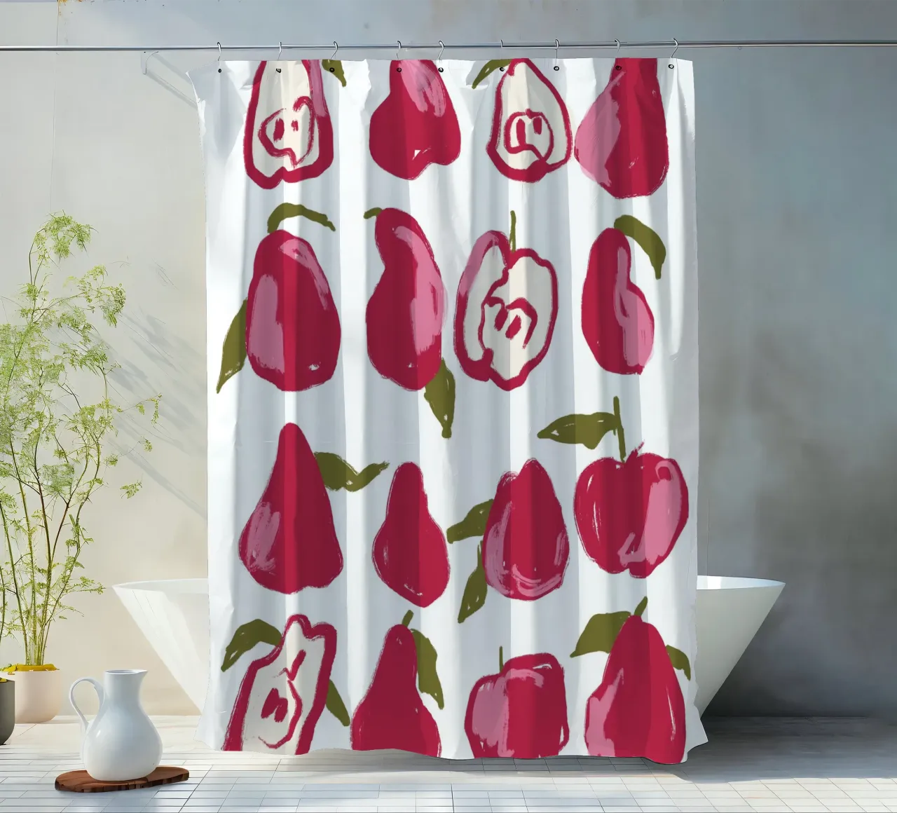 Pears And Apples tenda da doccia da treechild
