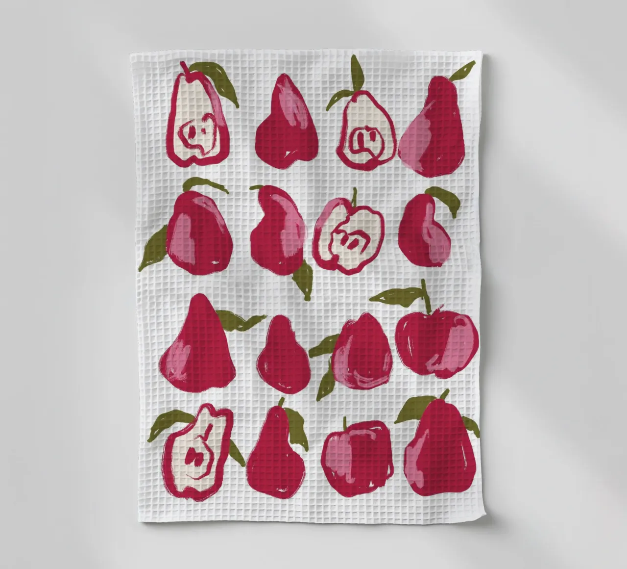 Pears And Apples canovaccio da cucina da treechild