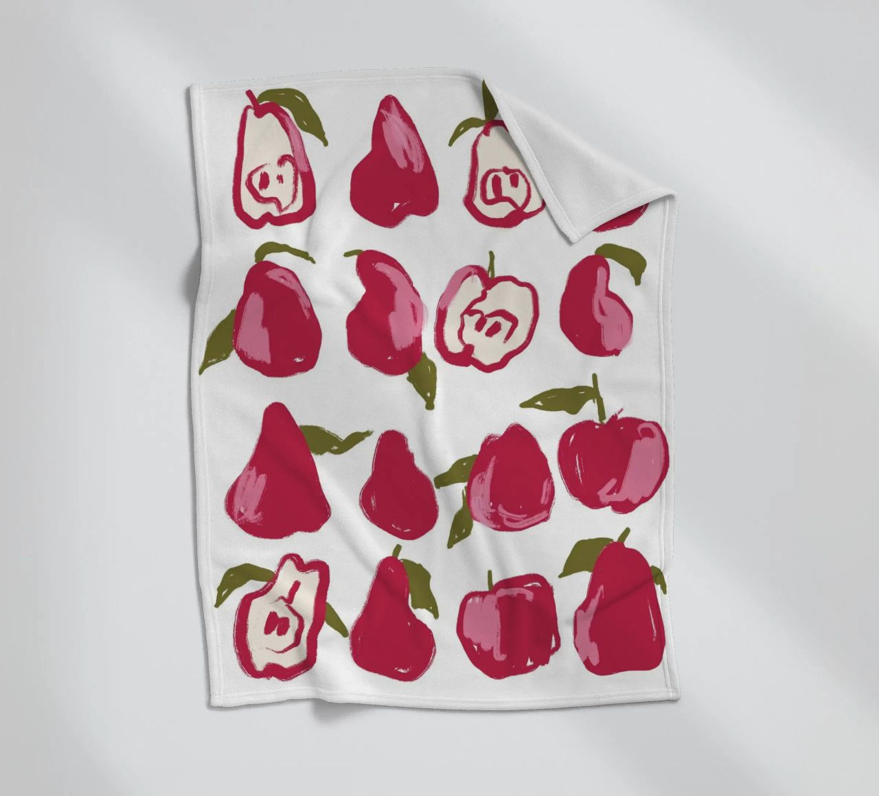 Pears And Apples coperta in pile da treechild