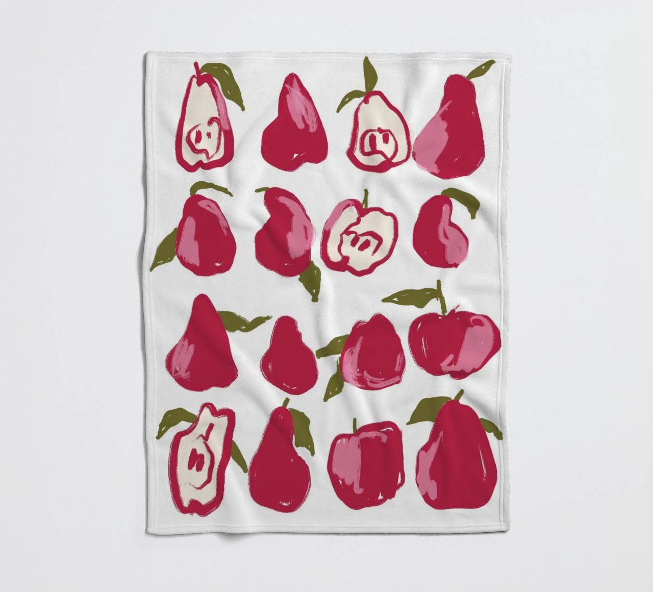 Pears And Apples coperta in pile da treechild