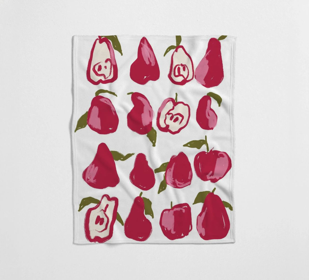 Pears And Apples coperta in pile da treechild