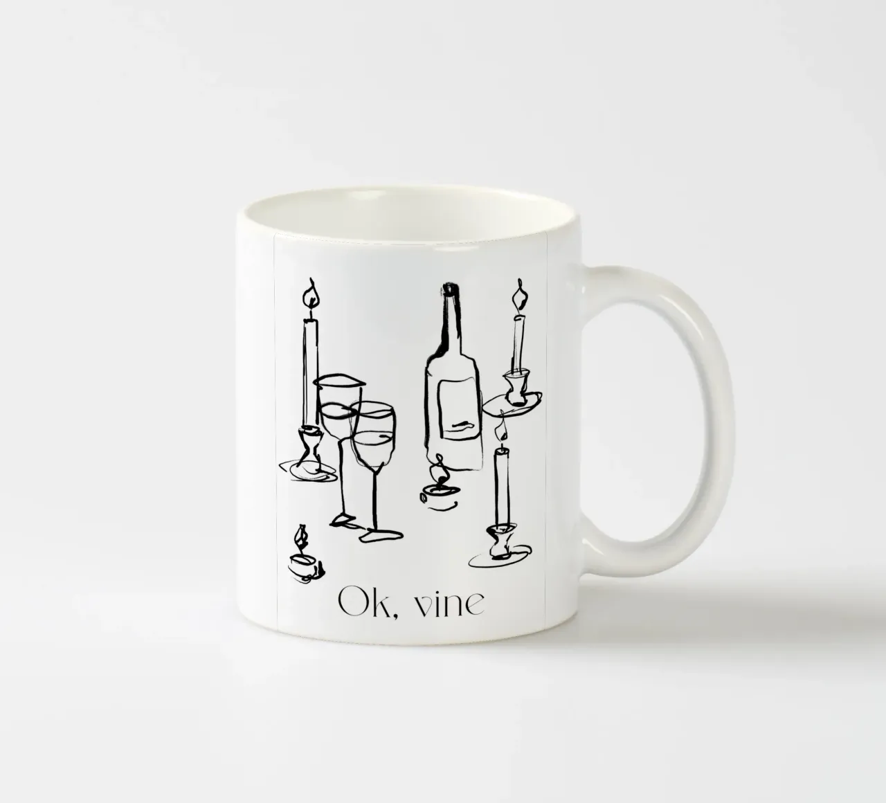 Ok Vine tazza in ceramica da treechild
