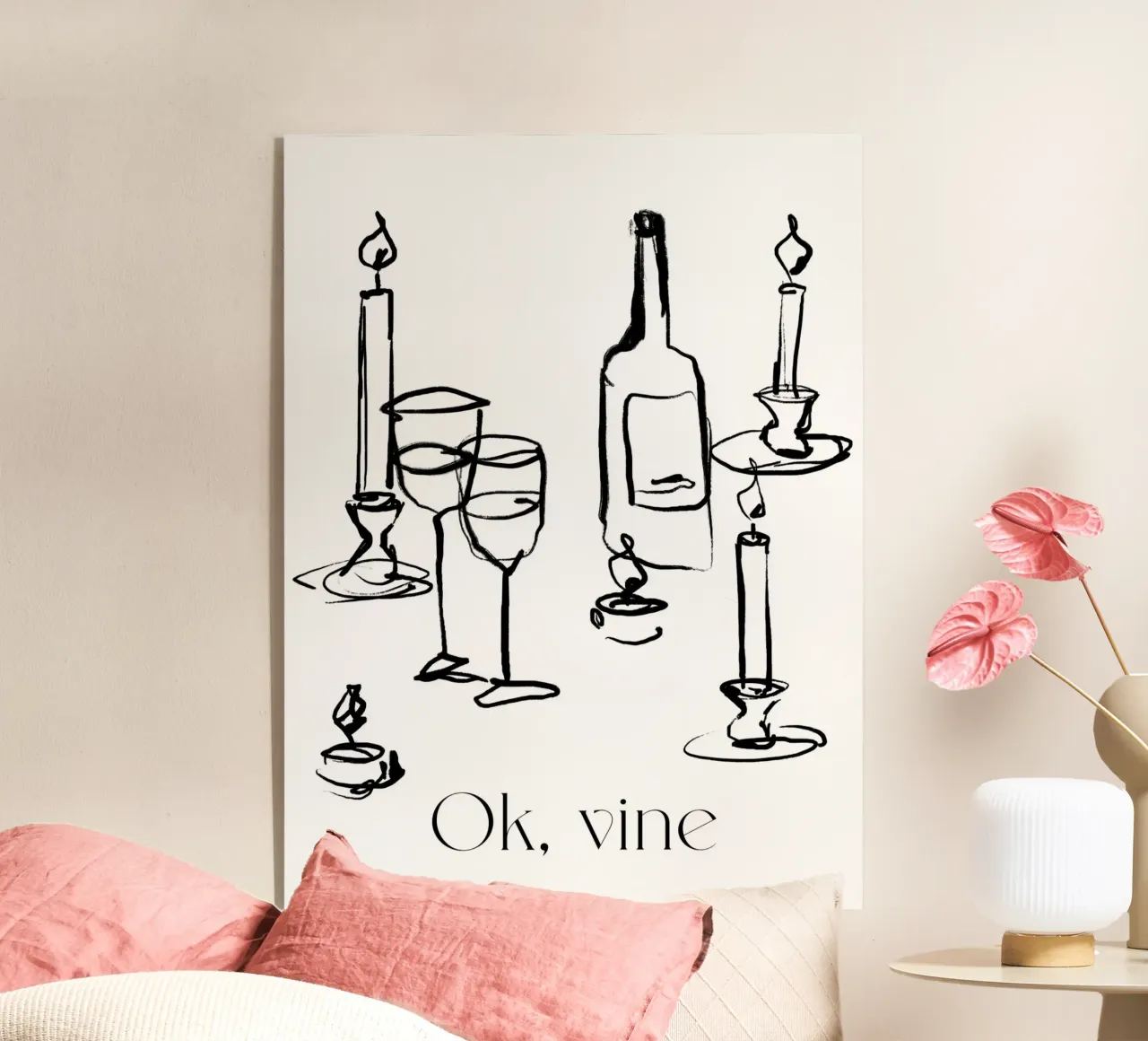 Ok Vine acrylic glass by treechild