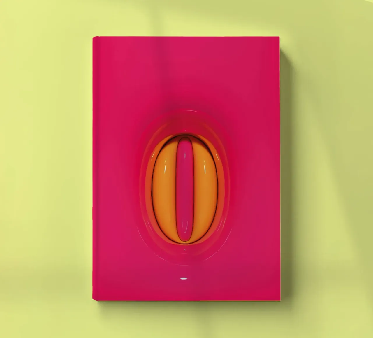 Bubblegum Inflate Initials O Pink notebook by Malou-Studio