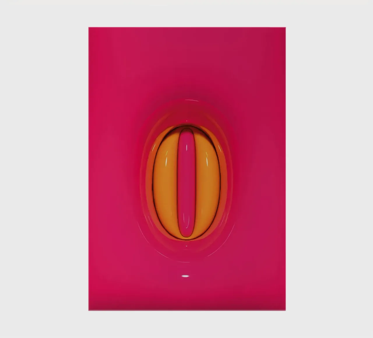 Bubblegum Inflate Initials O Pink notebook by Malou-Studio