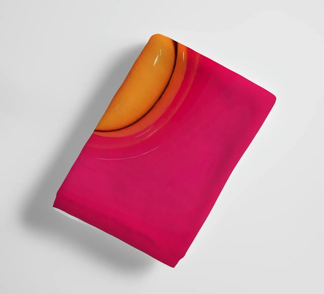 Bubblegum Inflate Initials O Pink towel by Malou-Studio