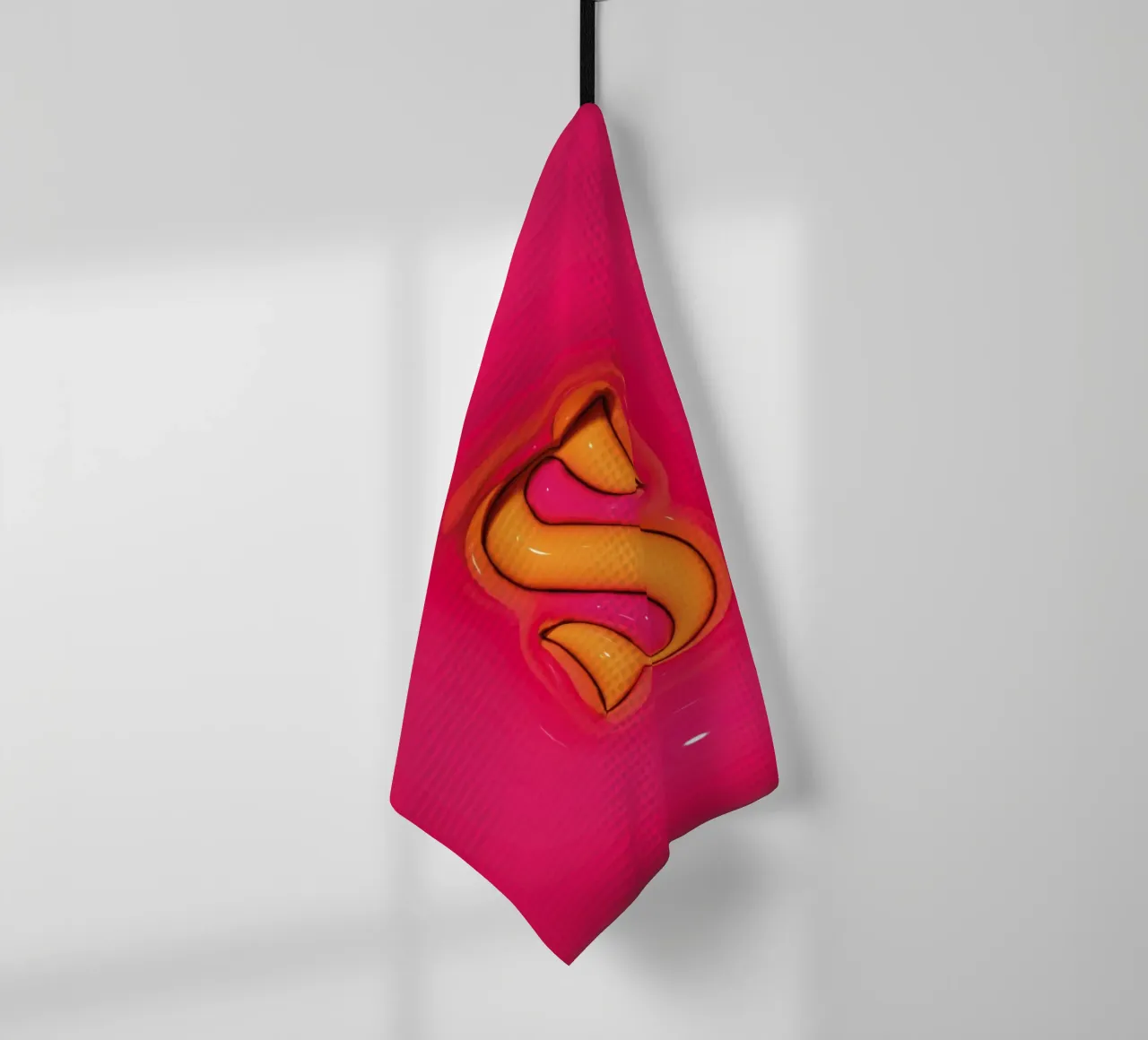 Bubblegum Inflate Initials S Rose torchon de Malou-Studio