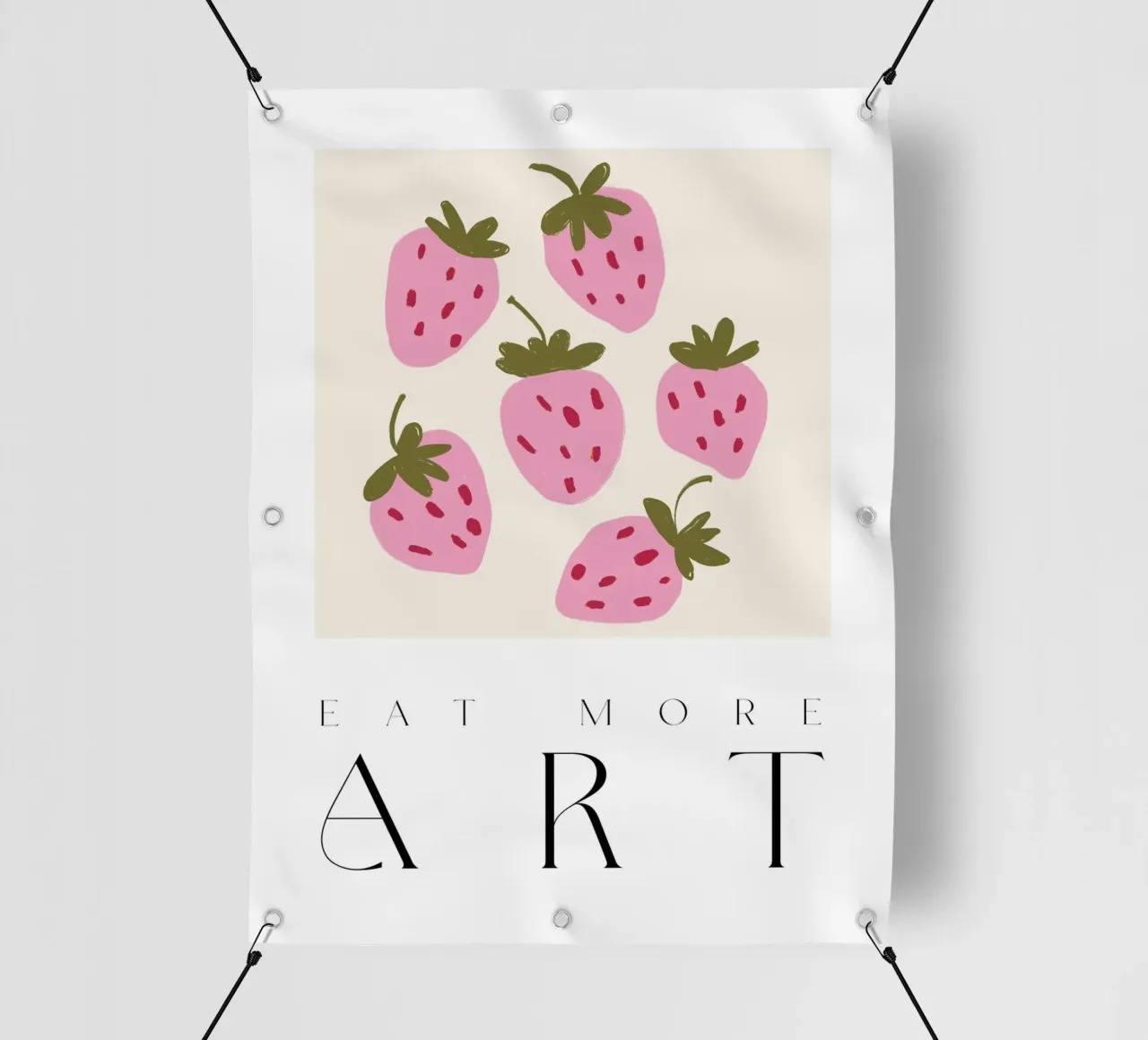 Eat More Art telo in pvc da treechild