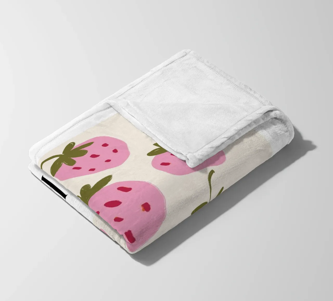 Eat More Art coperta in pile da treechild
