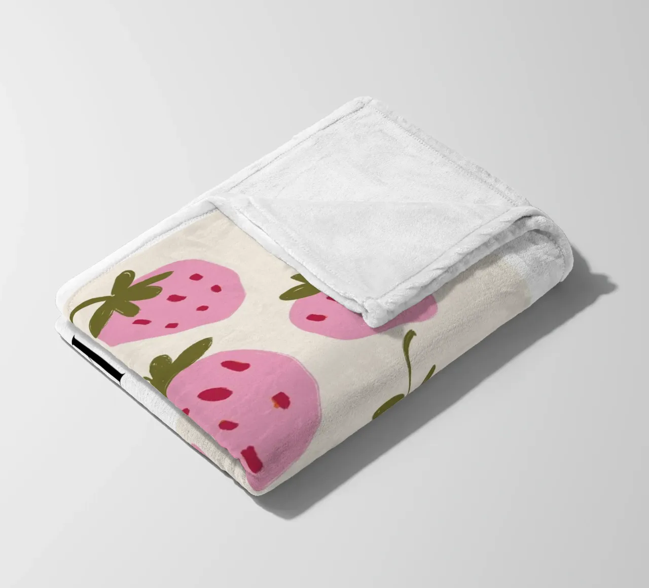 Eat More Art coperta in pile da treechild