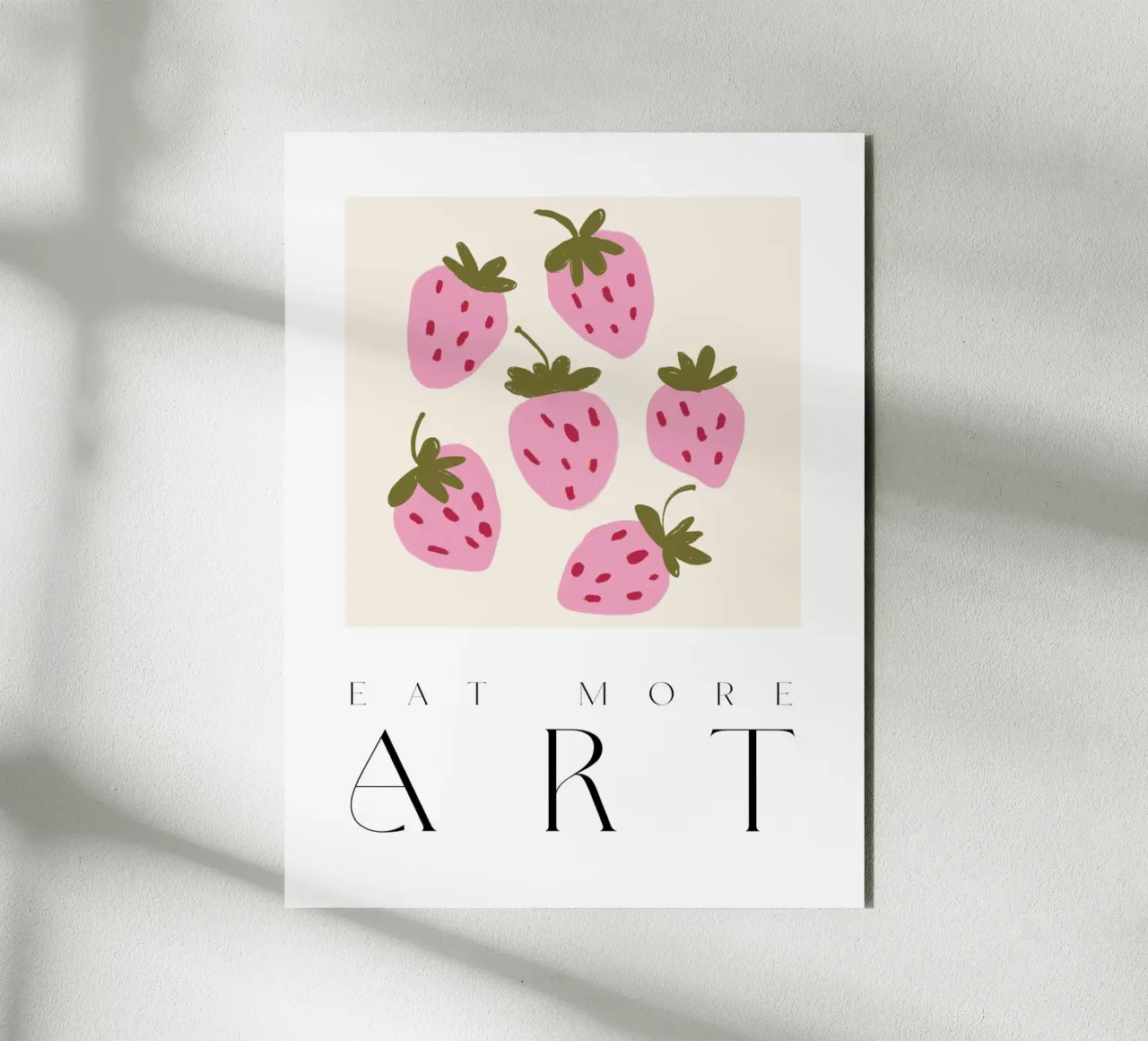 Eat More Art alluminio dibond da treechild