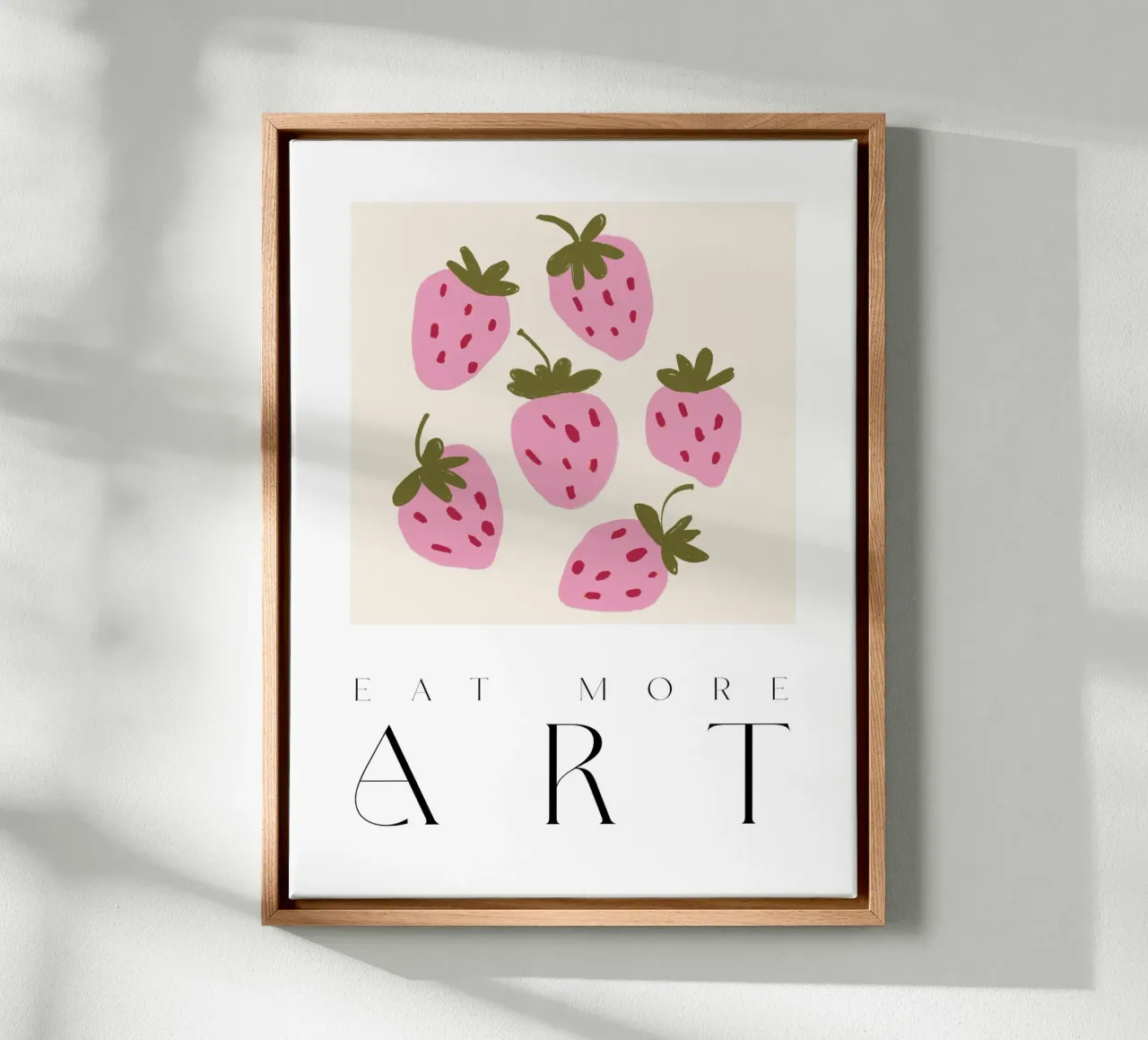 Eat More Art canvas by treechild