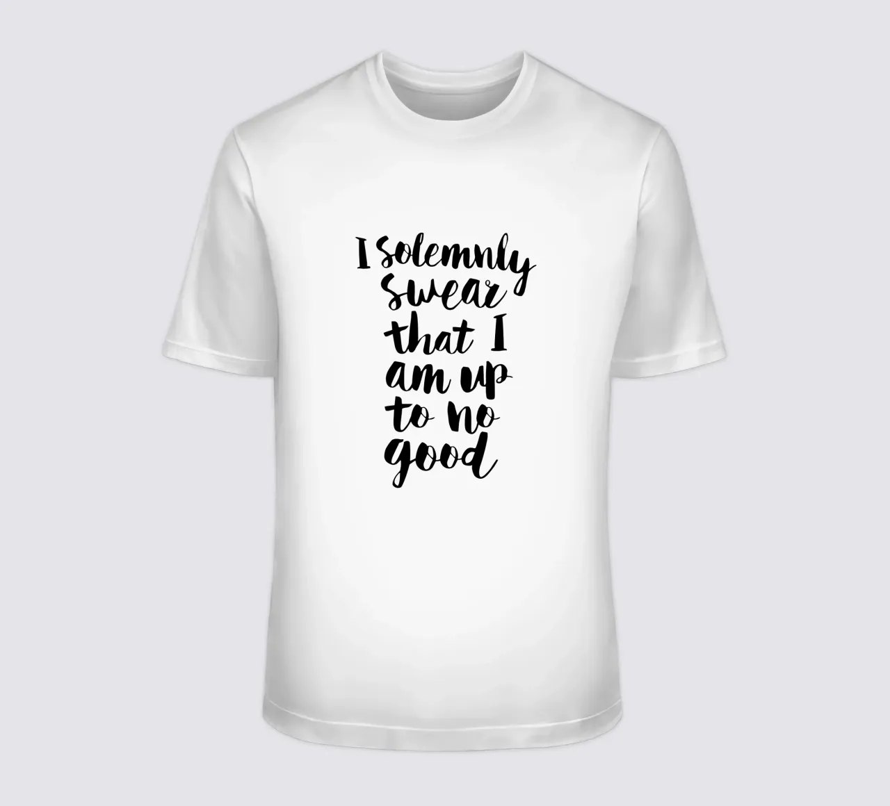 Giuro solennemente che non sto combinando nulla di buono t-shirt da THE MOTIVATED TYPE