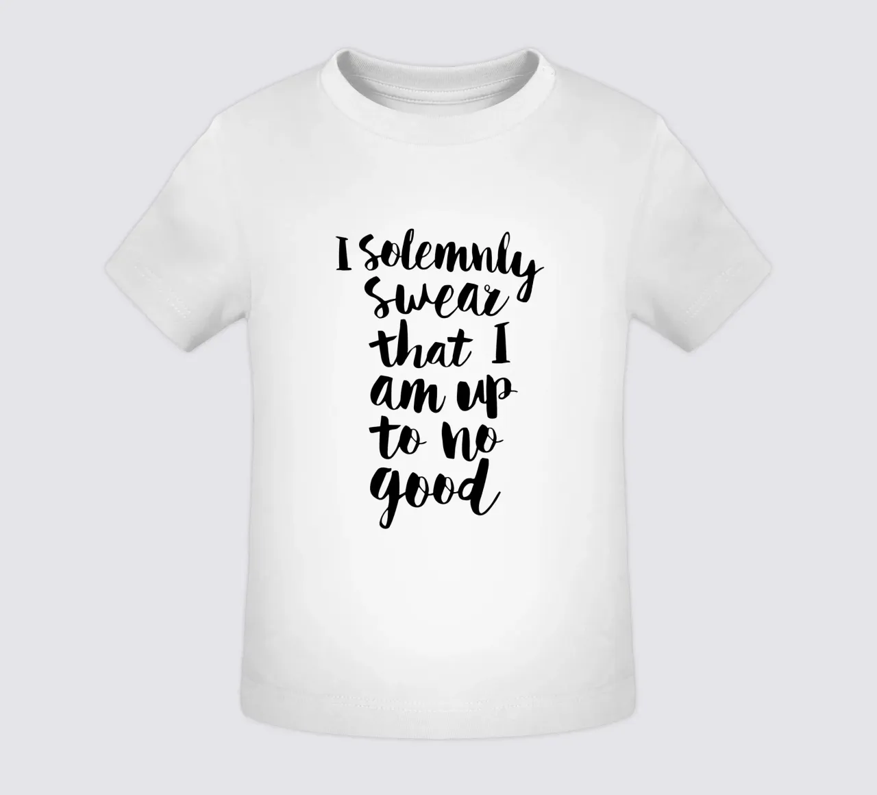 Giuro solennemente che non sto combinando nulla di buono maglietta neonato da THE MOTIVATED TYPE