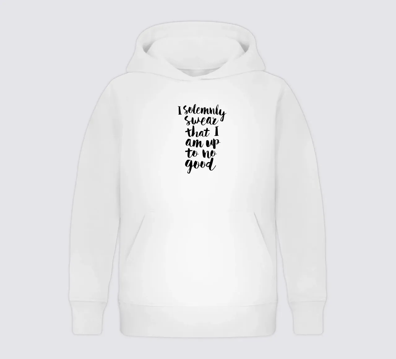 Giuro solennemente che non sto combinando nulla di buono felpa bambino con cappuccio da THE MOTIVATED TYPE