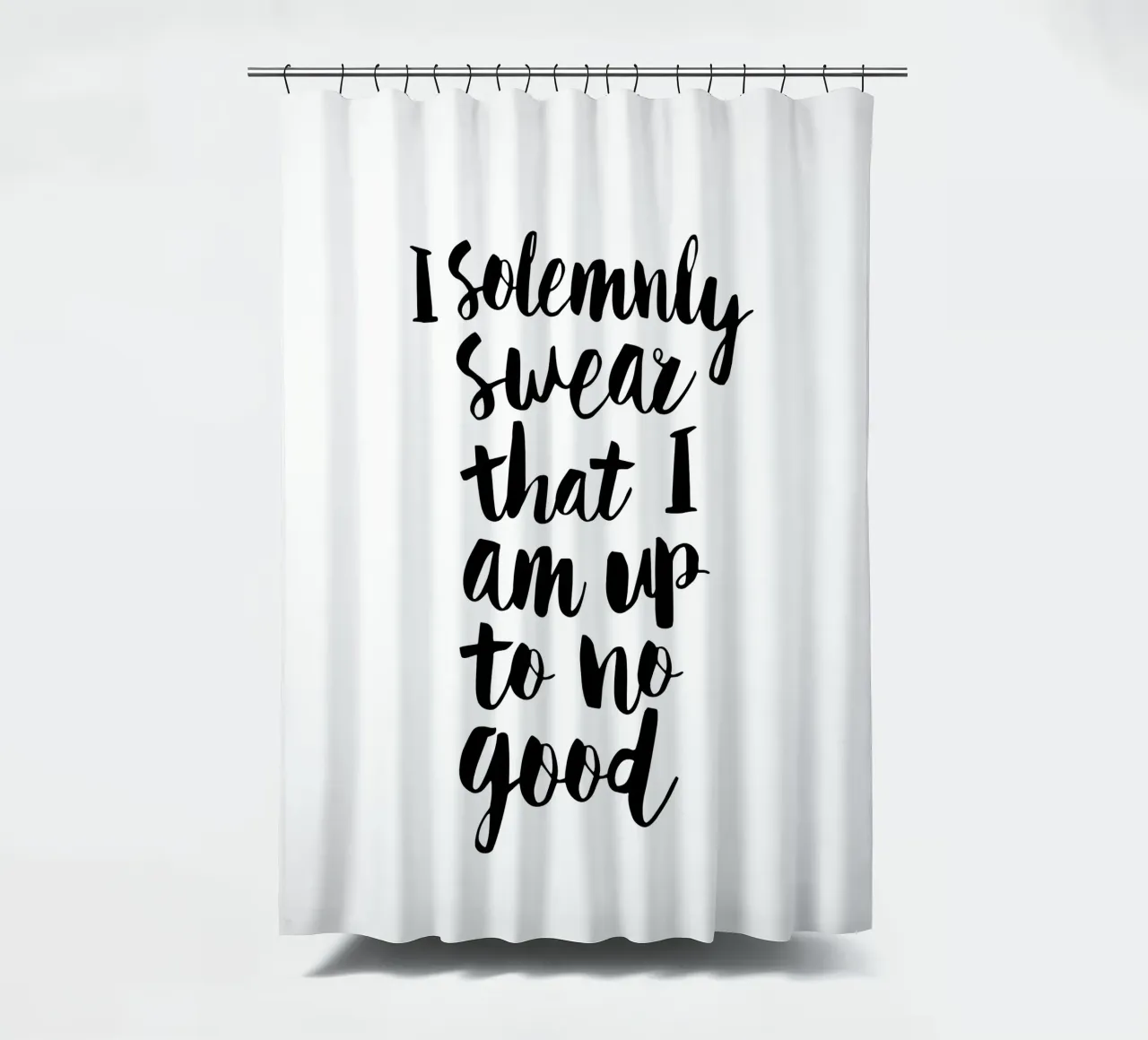 Giuro solennemente che non sto combinando nulla di buono tenda da doccia da THE MOTIVATED TYPE