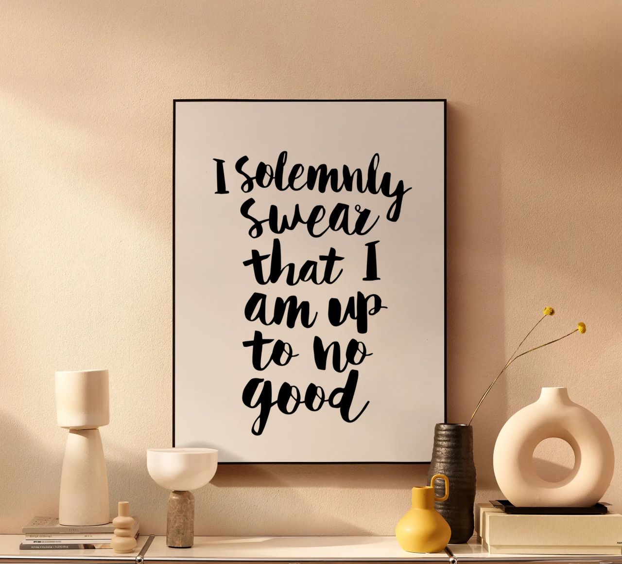 Giuro solennemente che non sto combinando nulla di buono plexiglass da THE MOTIVATED TYPE