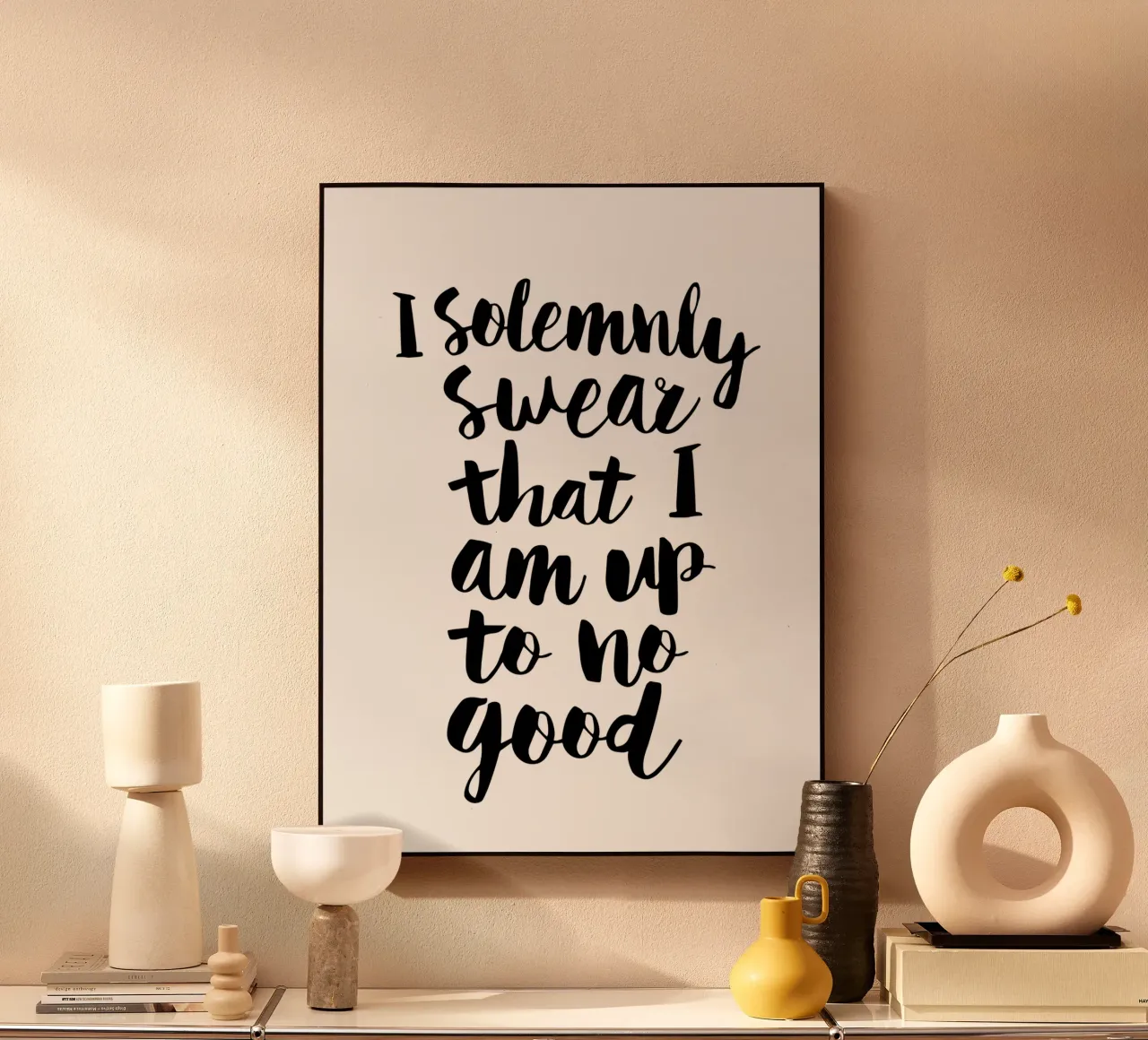 Ich schwöre feierlich, dass ich nichts Gutes im Schilde führe Acryl-Glas von THE MOTIVATED TYPE