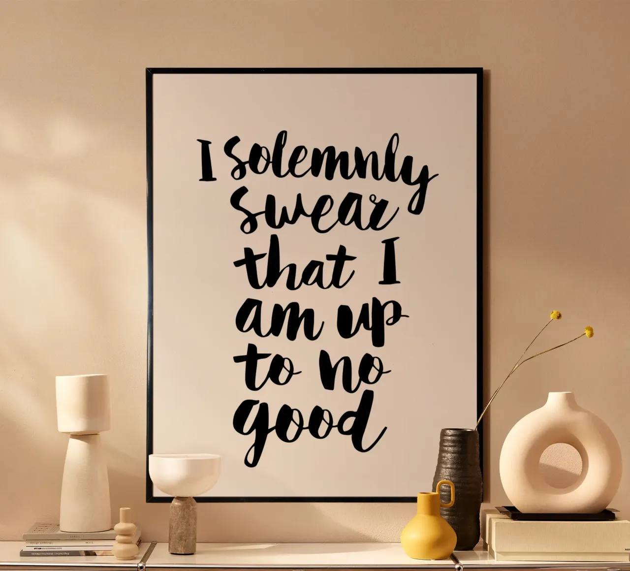 Ich schwöre feierlich, dass ich nichts Gutes im Schilde führe Hahnemühle von THE MOTIVATED TYPE