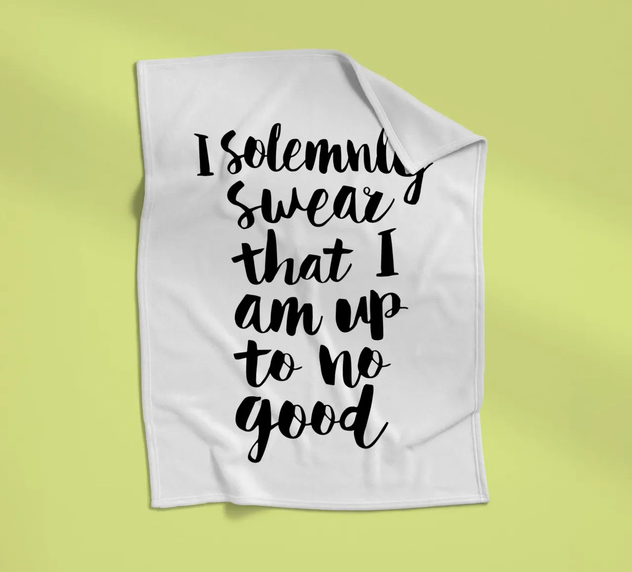 Giuro solennemente che non sto combinando nulla di buono coperta in pile da THE MOTIVATED TYPE