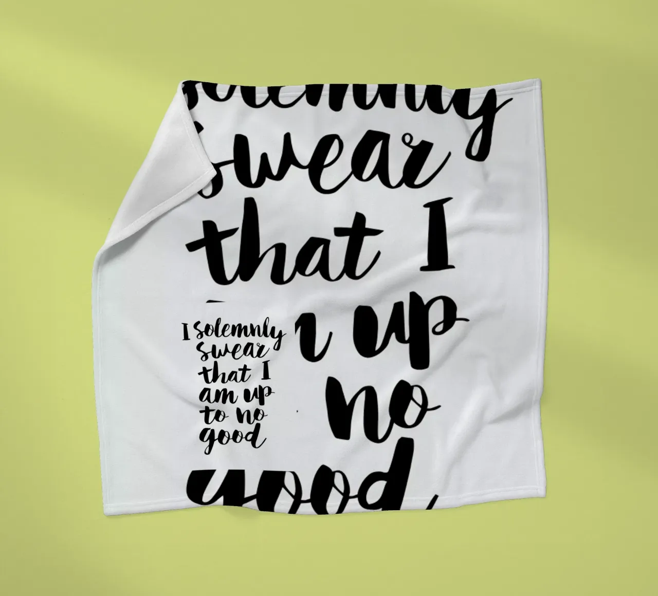 Giuro solennemente che non sto combinando nulla di buono coperta in pile da THE MOTIVATED TYPE