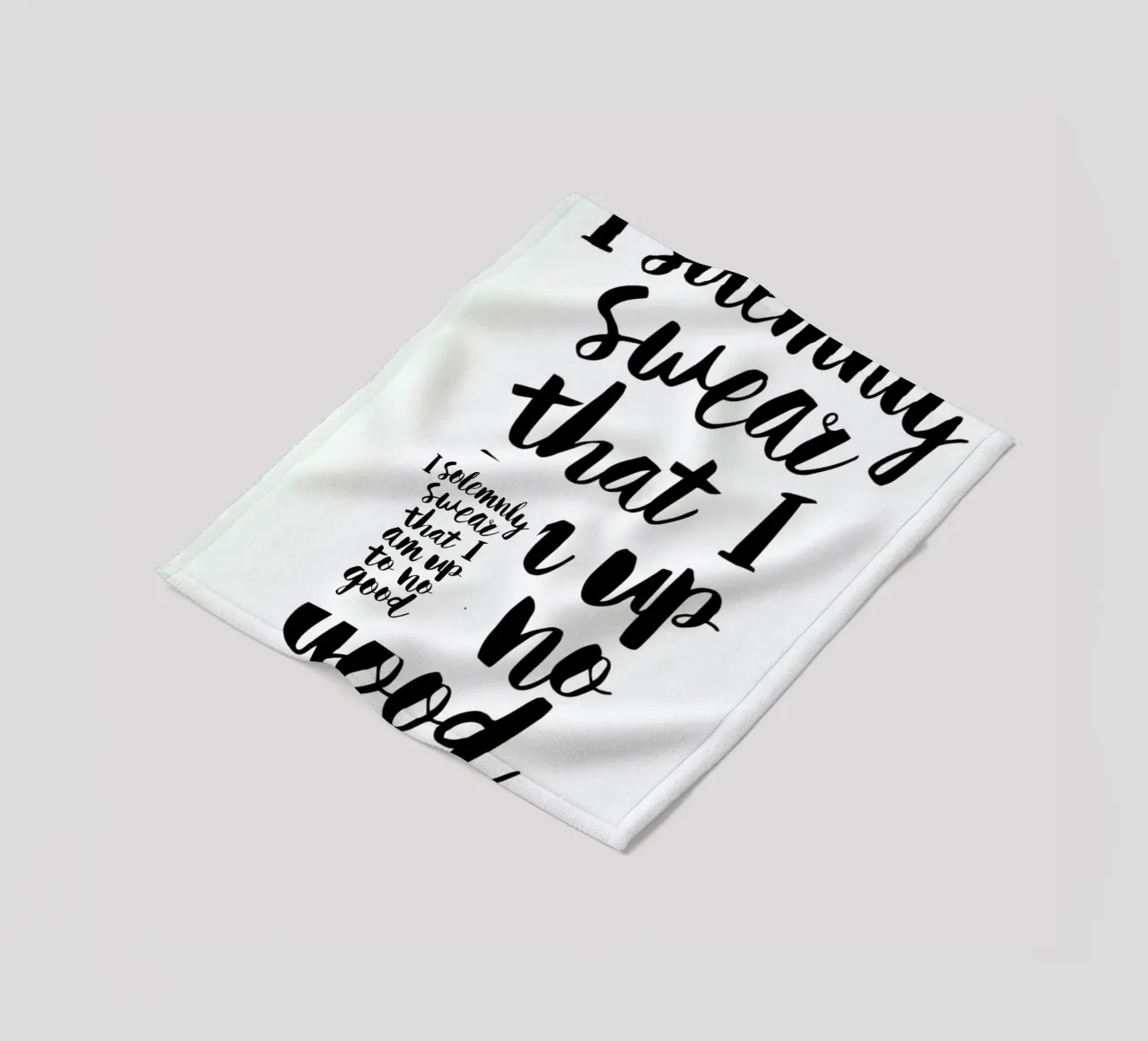 Giuro solennemente che non sto combinando nulla di buono coperta in pile da THE MOTIVATED TYPE