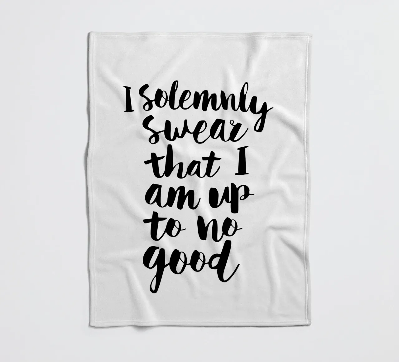 Giuro solennemente che non sto combinando nulla di buono coperta in pile da THE MOTIVATED TYPE