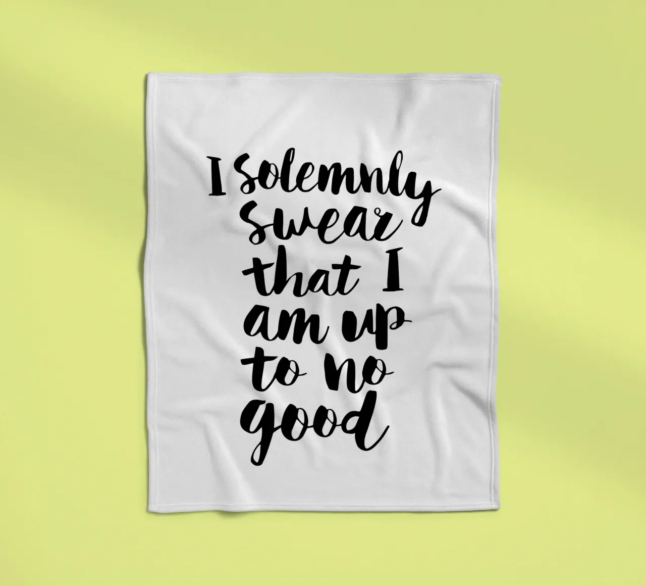 Giuro solennemente che non sto combinando nulla di buono coperta in pile da THE MOTIVATED TYPE