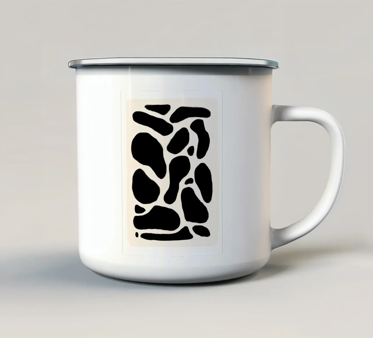 Black Stones tazza in smalto da treechild
