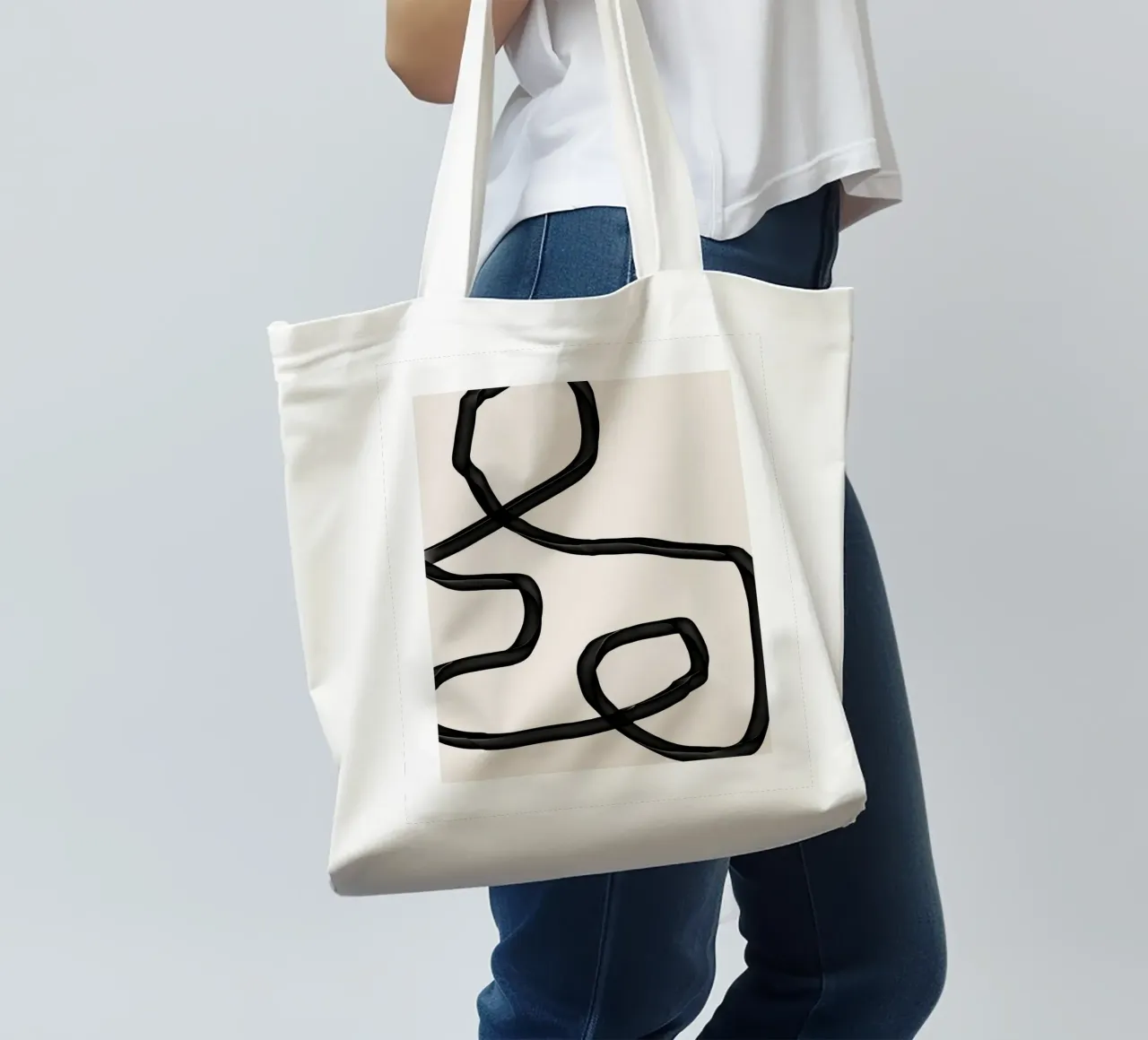 The New Simple No 7 borsa in juta da treechild