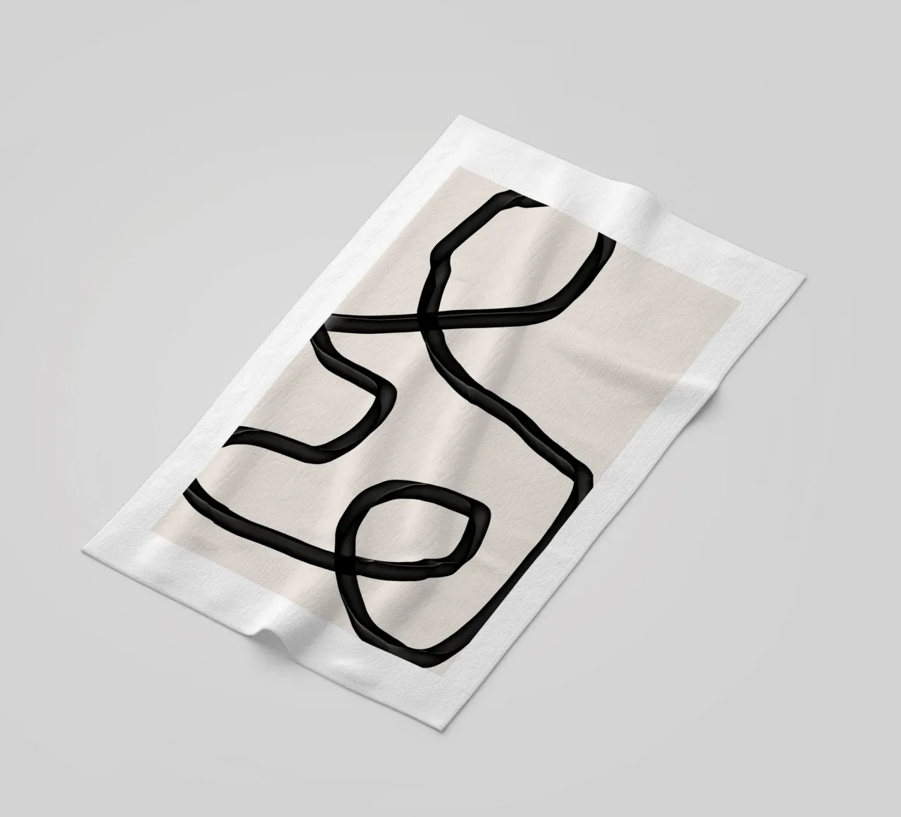 The New Simple No 7 toalla de playa de treechild