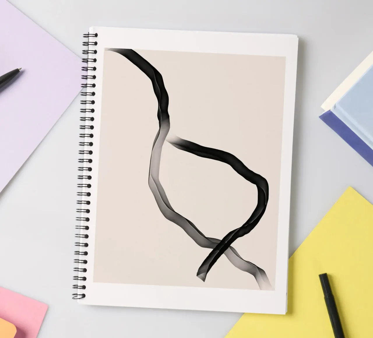 The New Simple No 8 spiral notebook by treechild