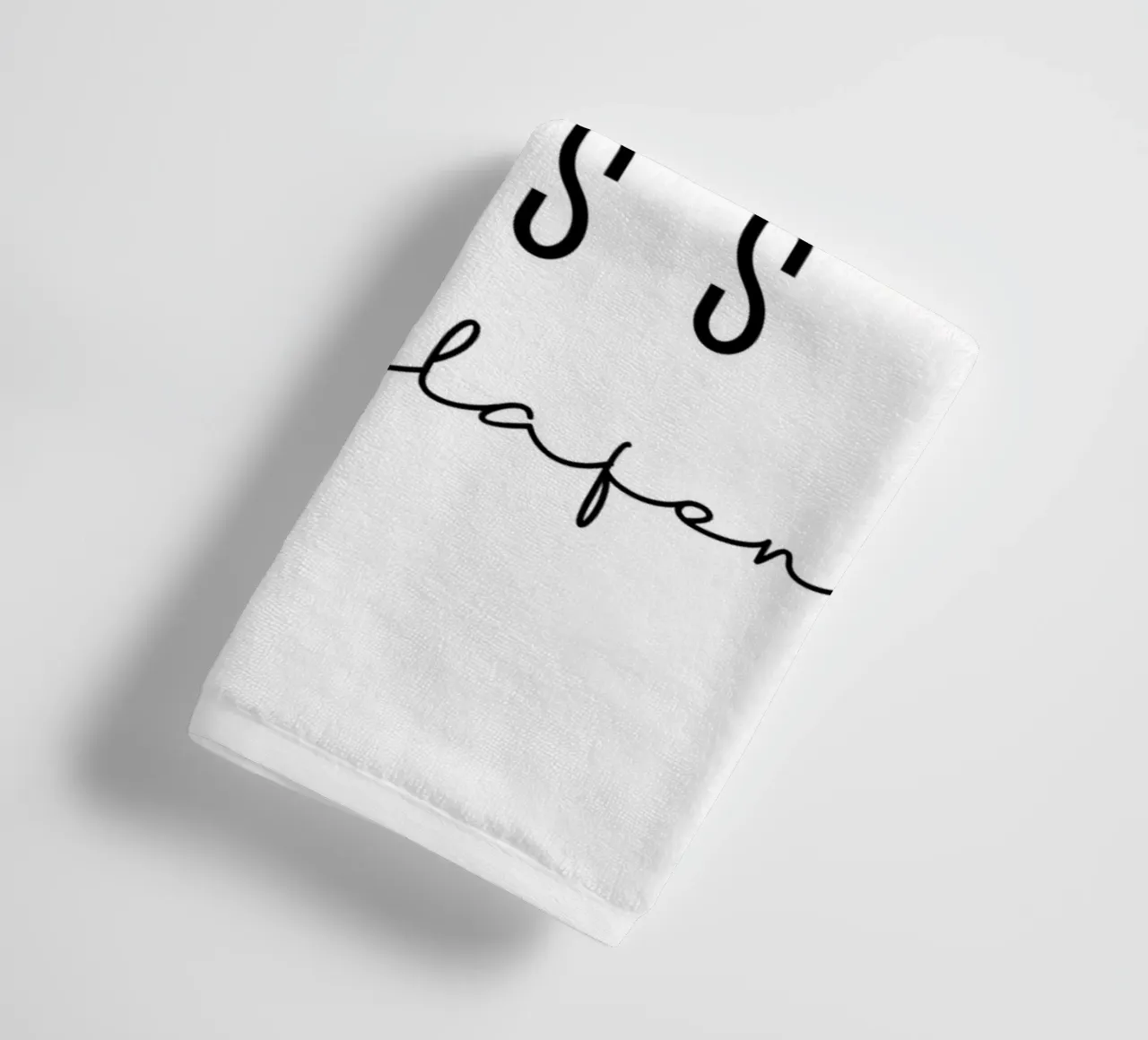 Wer einschläft muss ausschlafen towel by BAINAI