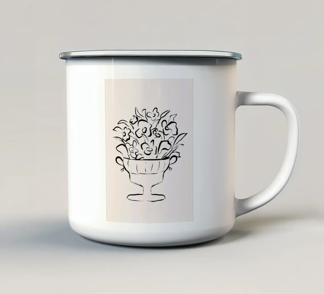 The New Simple No 19 tazza in smalto da treechild