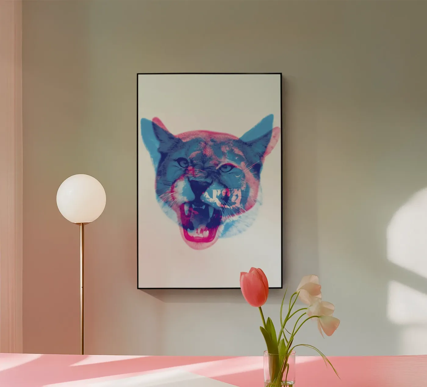 Cat Dog plexiglas de Chris Wharton