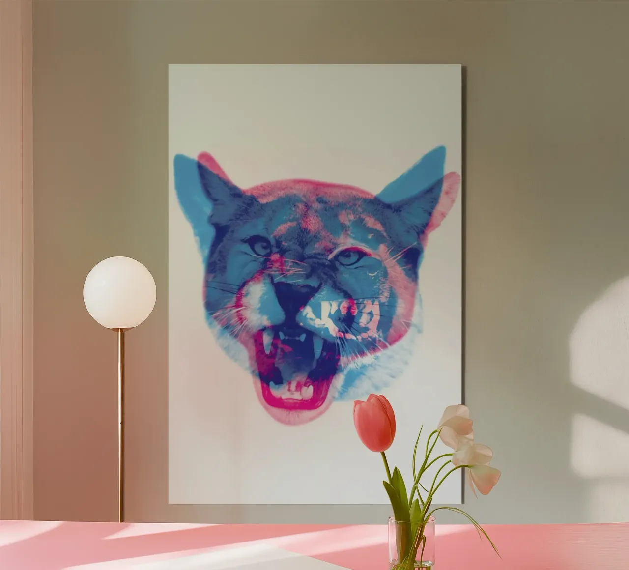 Cat Dog alluminio dibond da Chris Wharton
