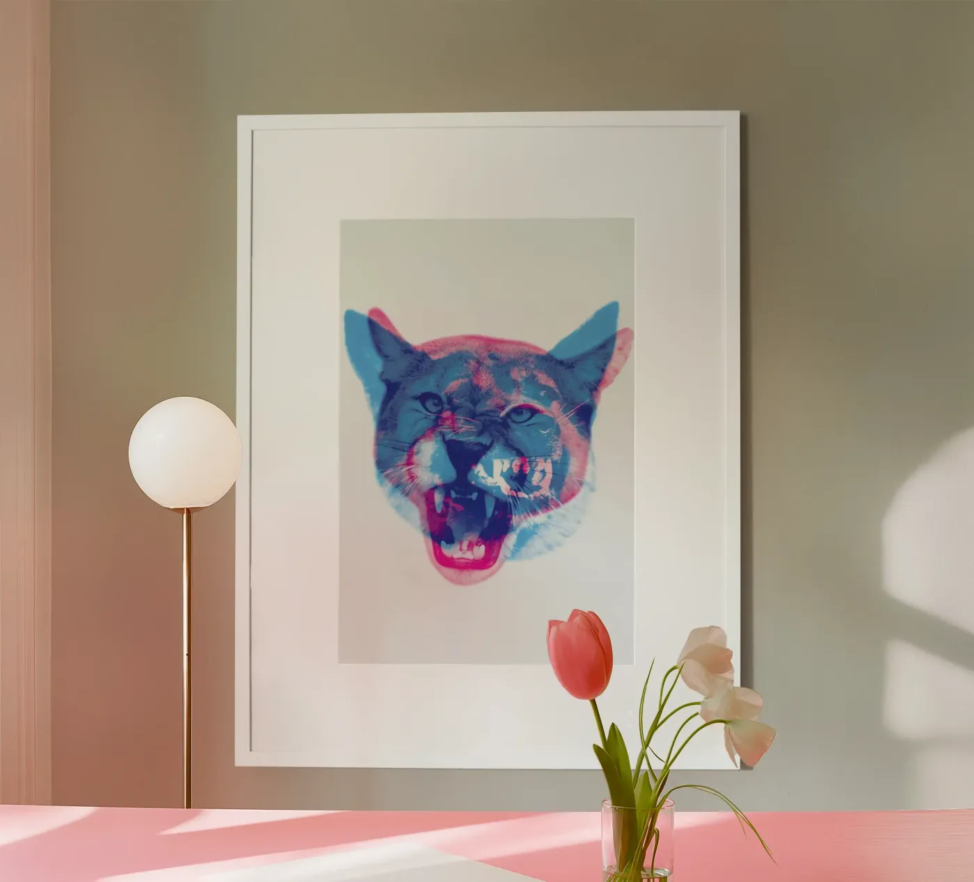 Cat Dog Poster von Chris Wharton