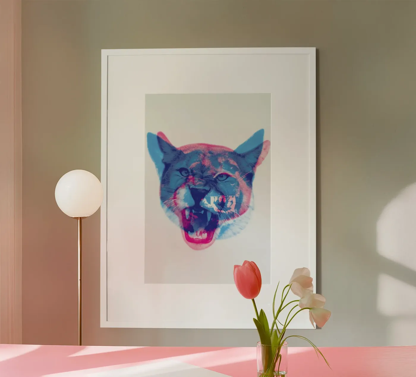 Cat Dog Poster von Chris Wharton