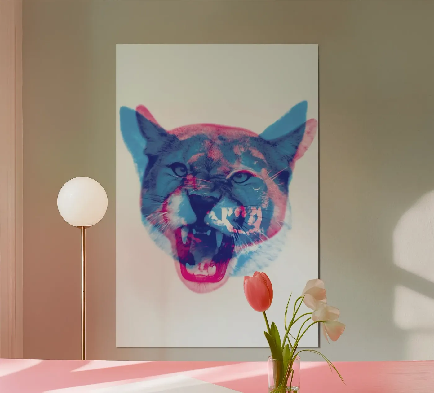 Cat Dog Poster von Chris Wharton