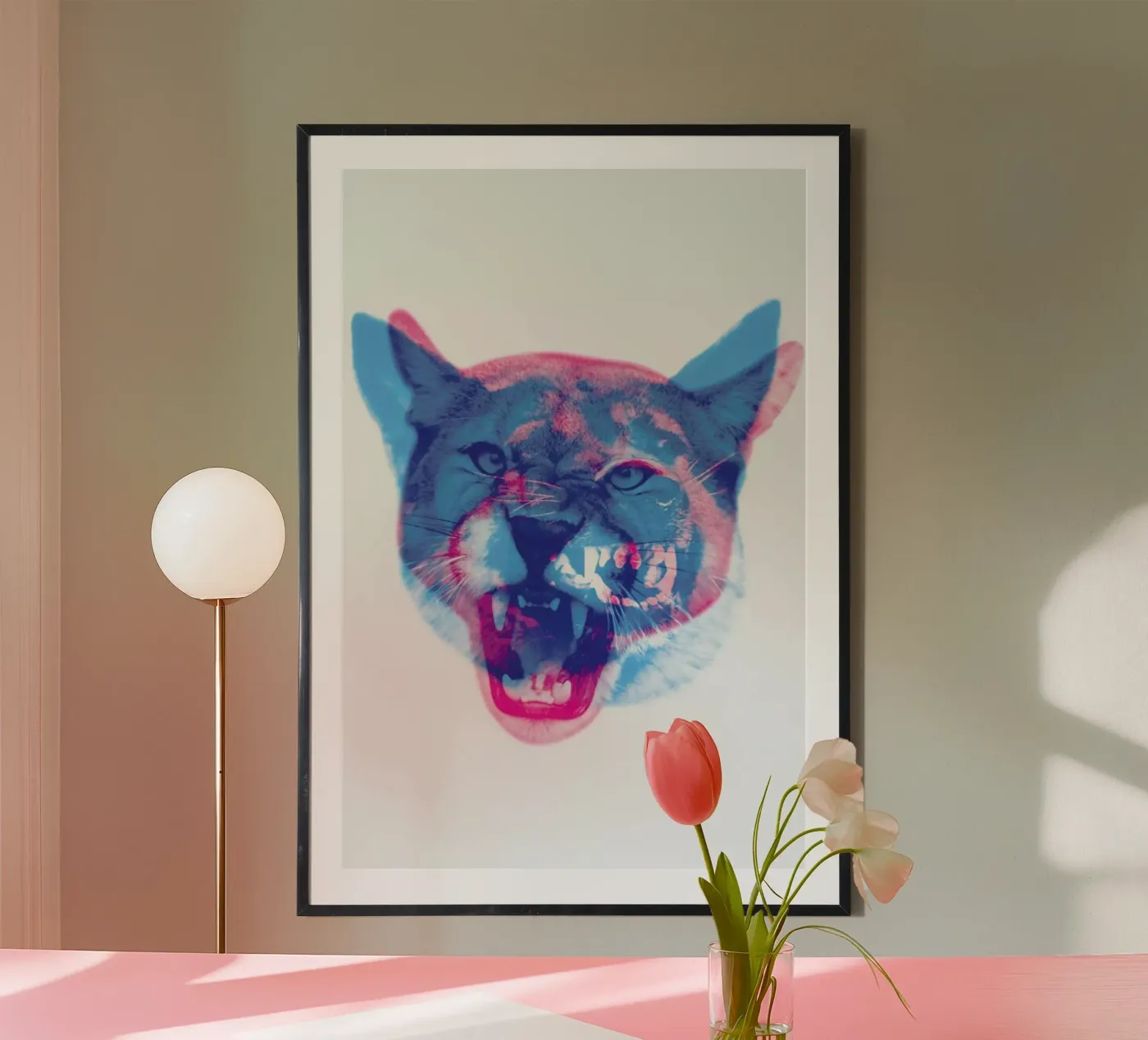 Cat Dog Poster von Chris Wharton