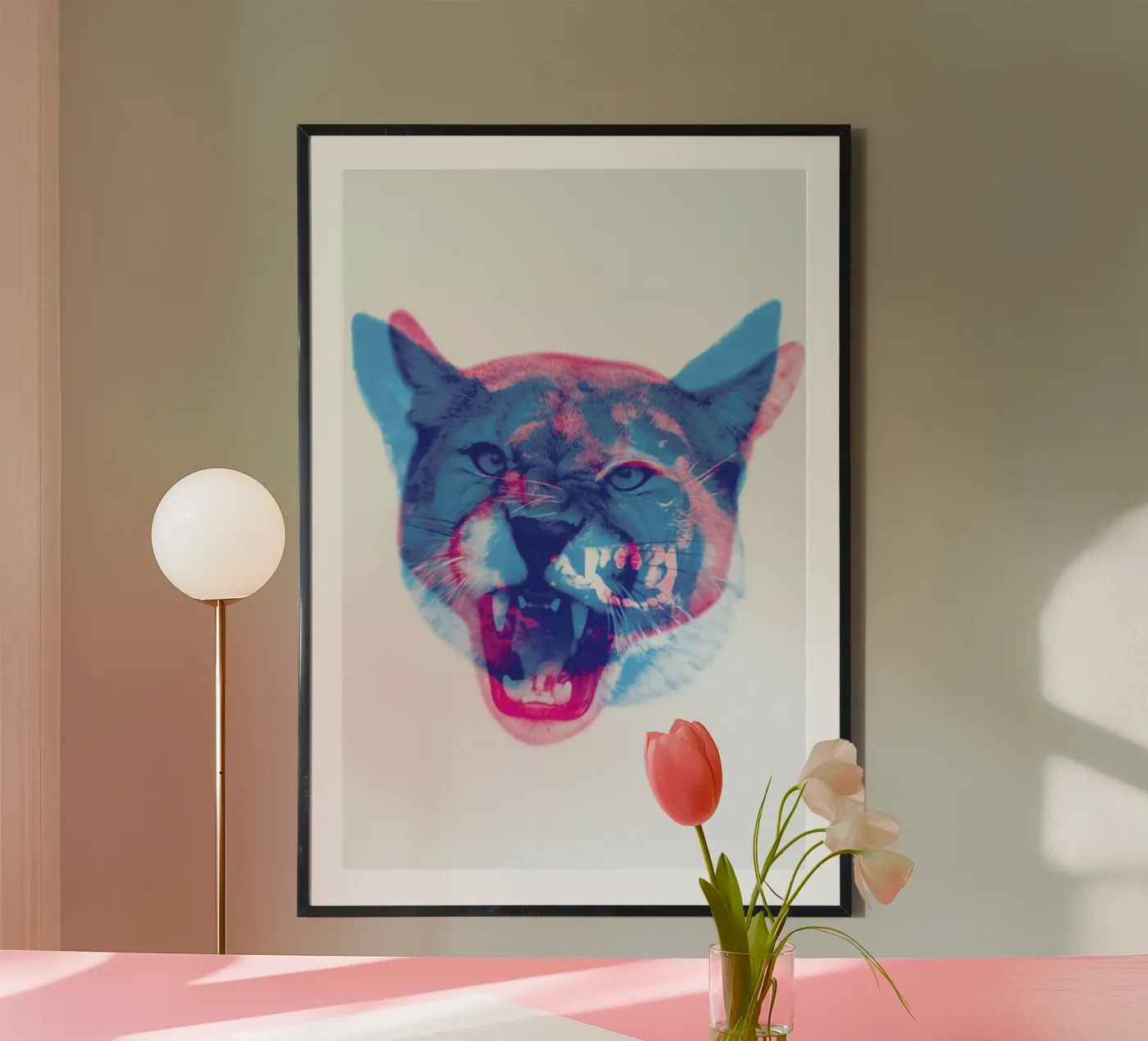 Cat Dog Poster von Chris Wharton