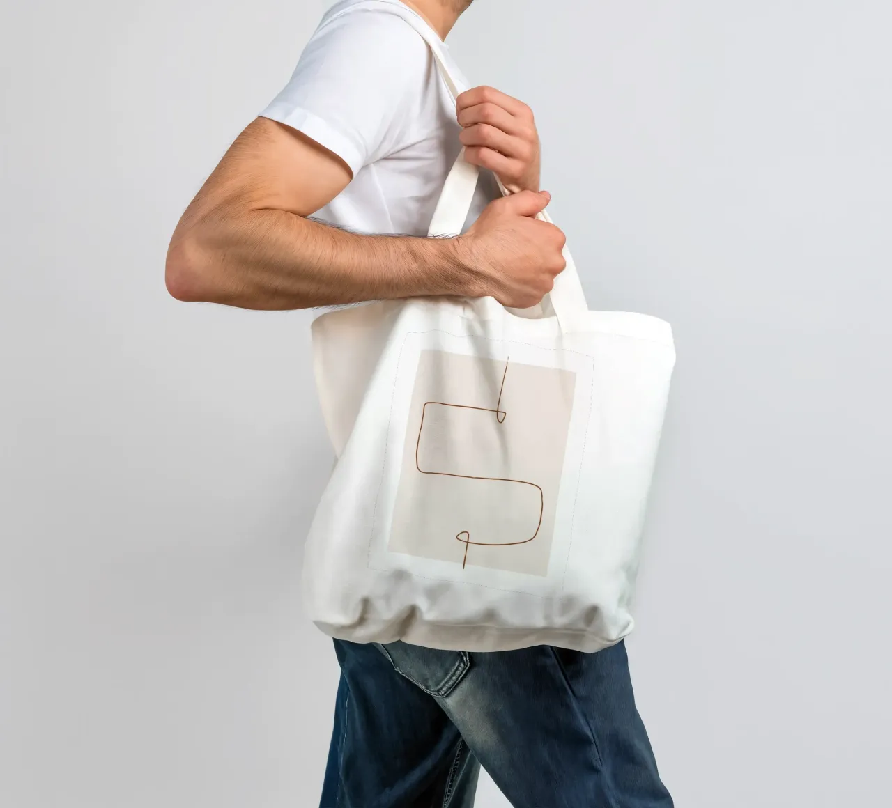 The New Simple No 9 borsa in juta da treechild