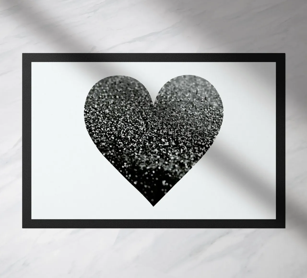 Cuore nero zerbino da Monika Strigel