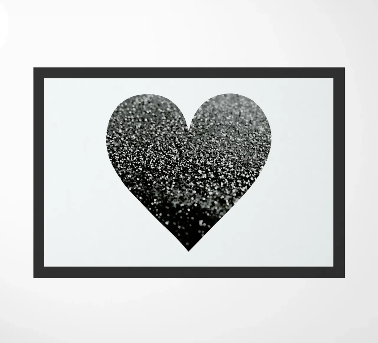 Cuore nero zerbino da Monika Strigel