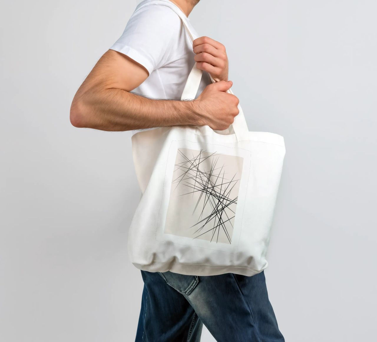 The New Simple No 12 borsa in juta da treechild