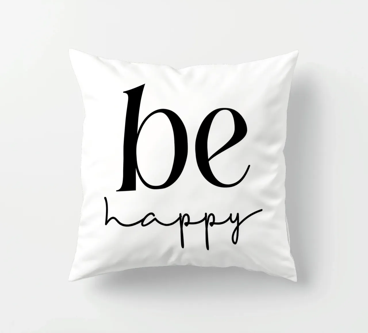 Be happy cuscino da BAINAI QUOTES